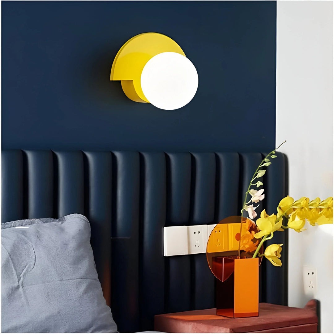 Moderne Vegglampe Halvsirkel For Stue Og Soverom 0