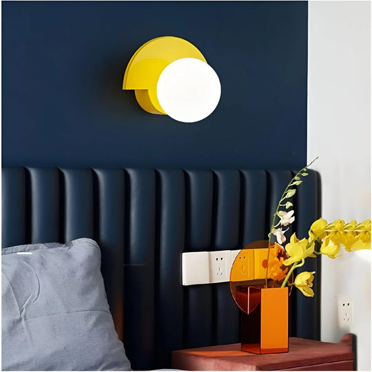 Moderne Vegglampe Halvsirkel For Stue Og Soverom 0