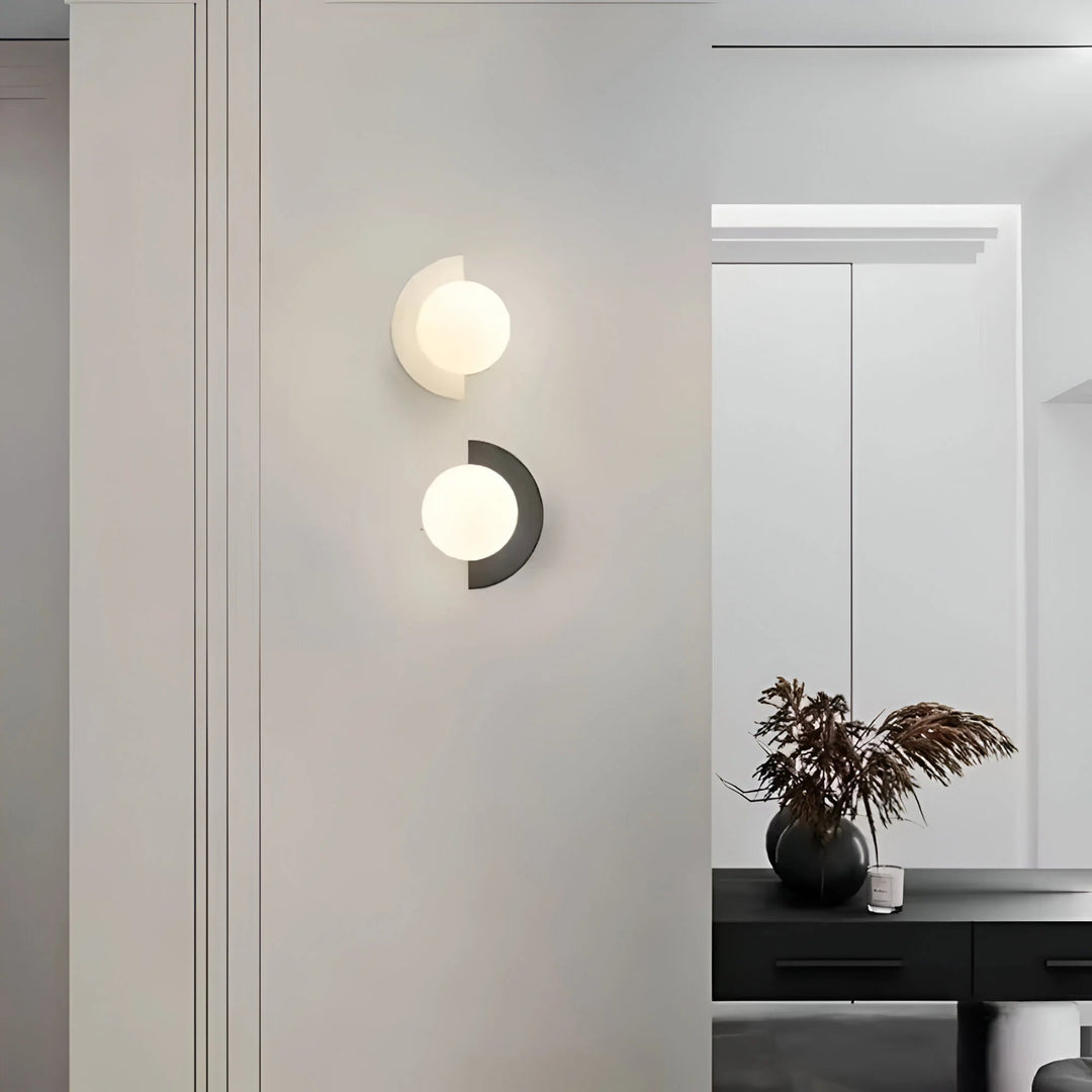 Moderne Vegglampe Halvsirkel For Stue Og Soverom 1