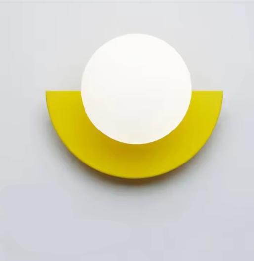Moderne Vegglampe Halvsirkel For Stue Og Soverom 2