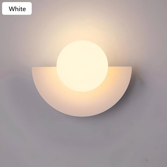 Moderne Vegglampe Halvsirkel For Stue Og Soverom 4