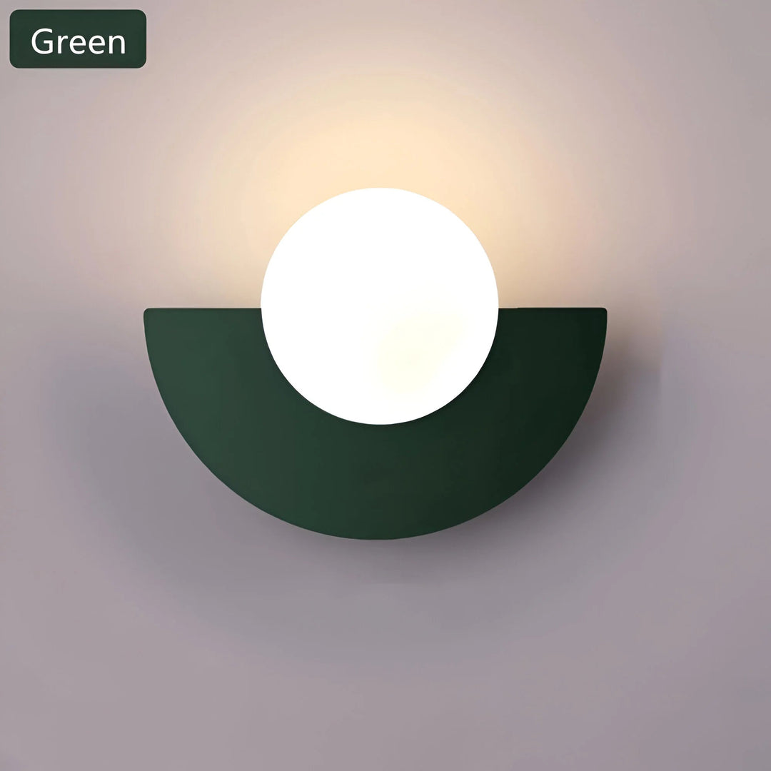 Moderne Vegglampe Halvsirkel For Stue Og Soverom 5
