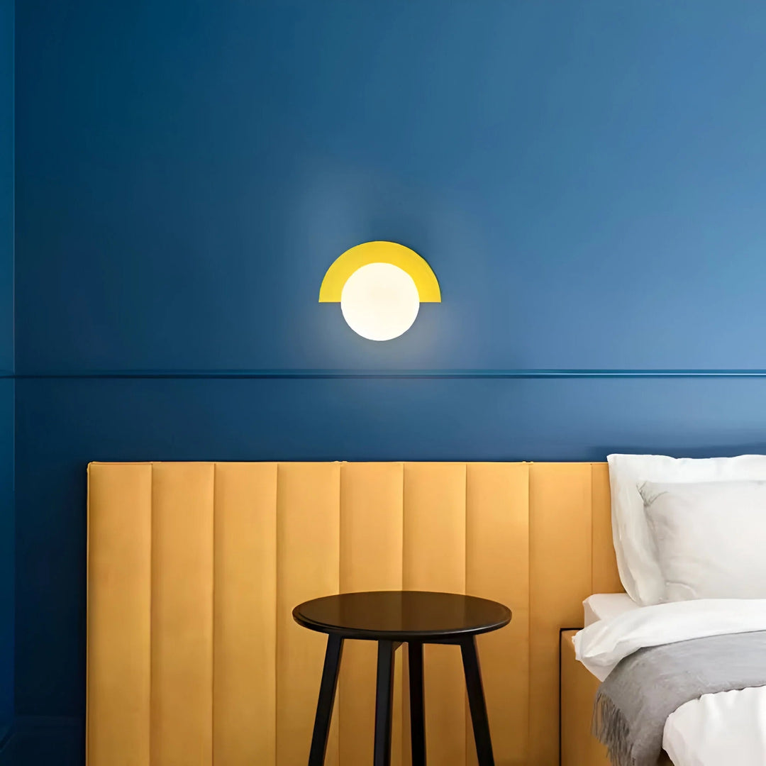 Moderne Vegglampe Halvsirkel For Stue Og Soverom 8
