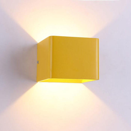 Moderne Vegglampe LED Mini Firkantet 6