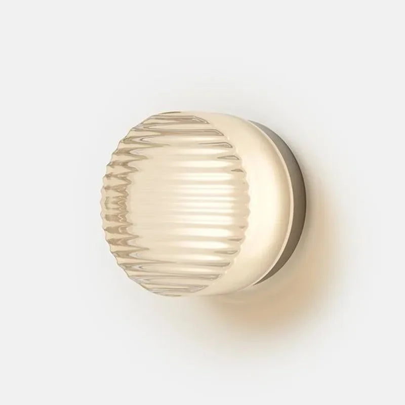 Moderne Vegglampe Rund Design Med Kraftig LED-Belysning 0