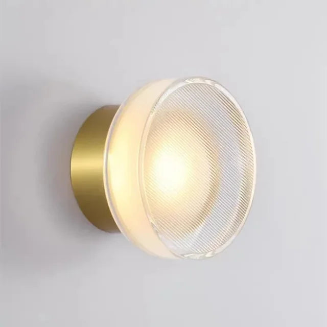 Moderne Vegglampe Rund Design Med Kraftig LED-Belysning 10