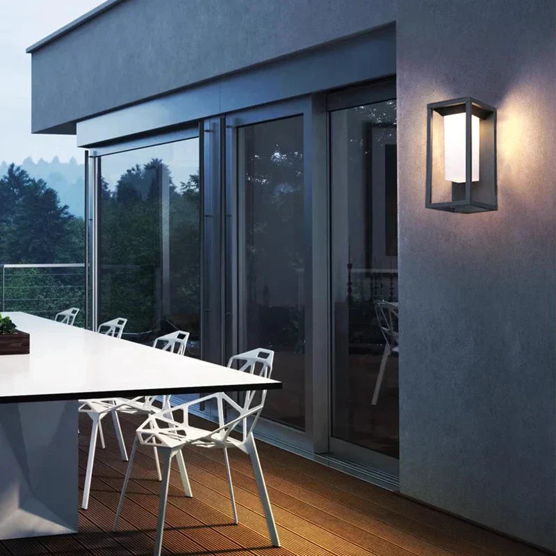 Moderne Vegglampe Utendørs LED for Hage og Terrasse 1