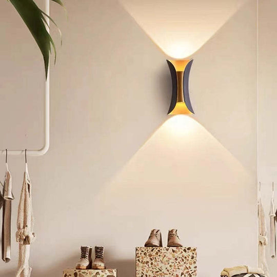 Moderne Vegglampe Utendørs med LED Belysning 12