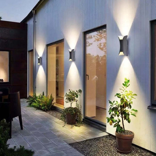 Moderne Vegglampe Utendørs med LED Belysning 13
