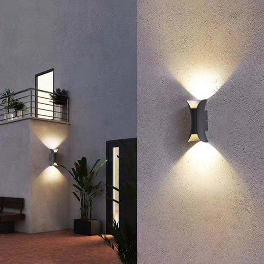 Moderne Vegglampe Utendørs med LED Belysning 9