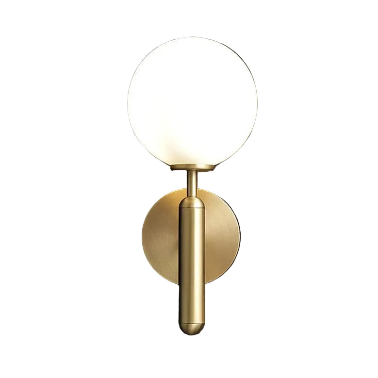 Moderne Vegglampe for Stue, Soverom og Bad - Allsidig Vegglampe med Glass Globe 0
