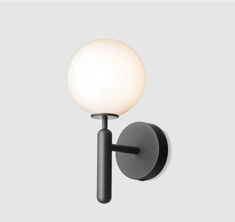Moderne Vegglampe for Stue, Soverom og Bad - Allsidig Vegglampe med Glass Globe 10