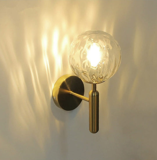 Moderne Vegglampe for Stue, Soverom og Bad - Allsidig Vegglampe med Glass Globe 8
