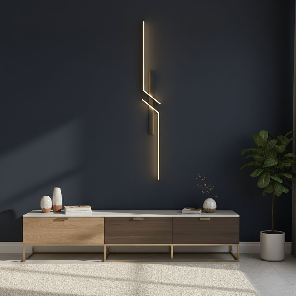 Moderne Vegglampe for Stue og Soverom med Unike Lyseffekter 2