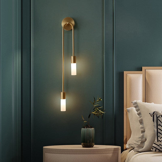 Moderne Vegglampe med 2 Lys for Stue og Soverom 1