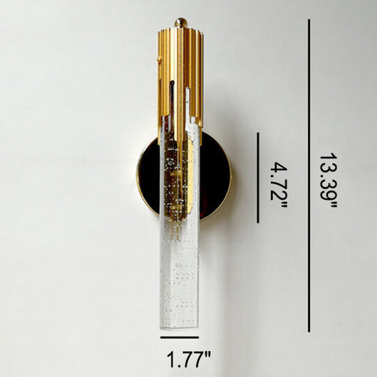 Moderne Vegglampe med Krystall Detaljer 1