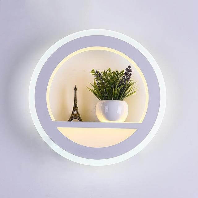 Moderne Vegglampe med LED Lys 0