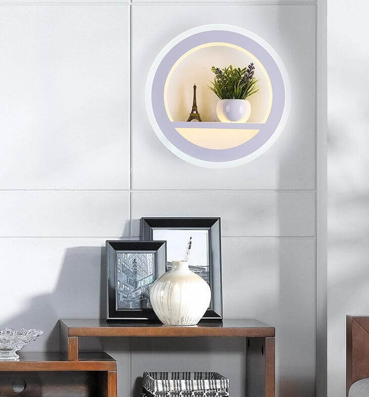 Moderne Vegglampe med LED Lys 1