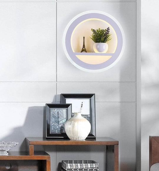 Moderne Vegglampe med LED Lys 1
