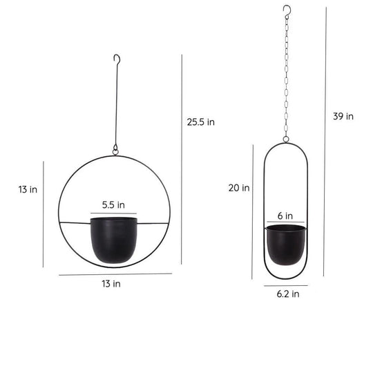 Moderne Veggplanteholder Minimalistisk Design 6