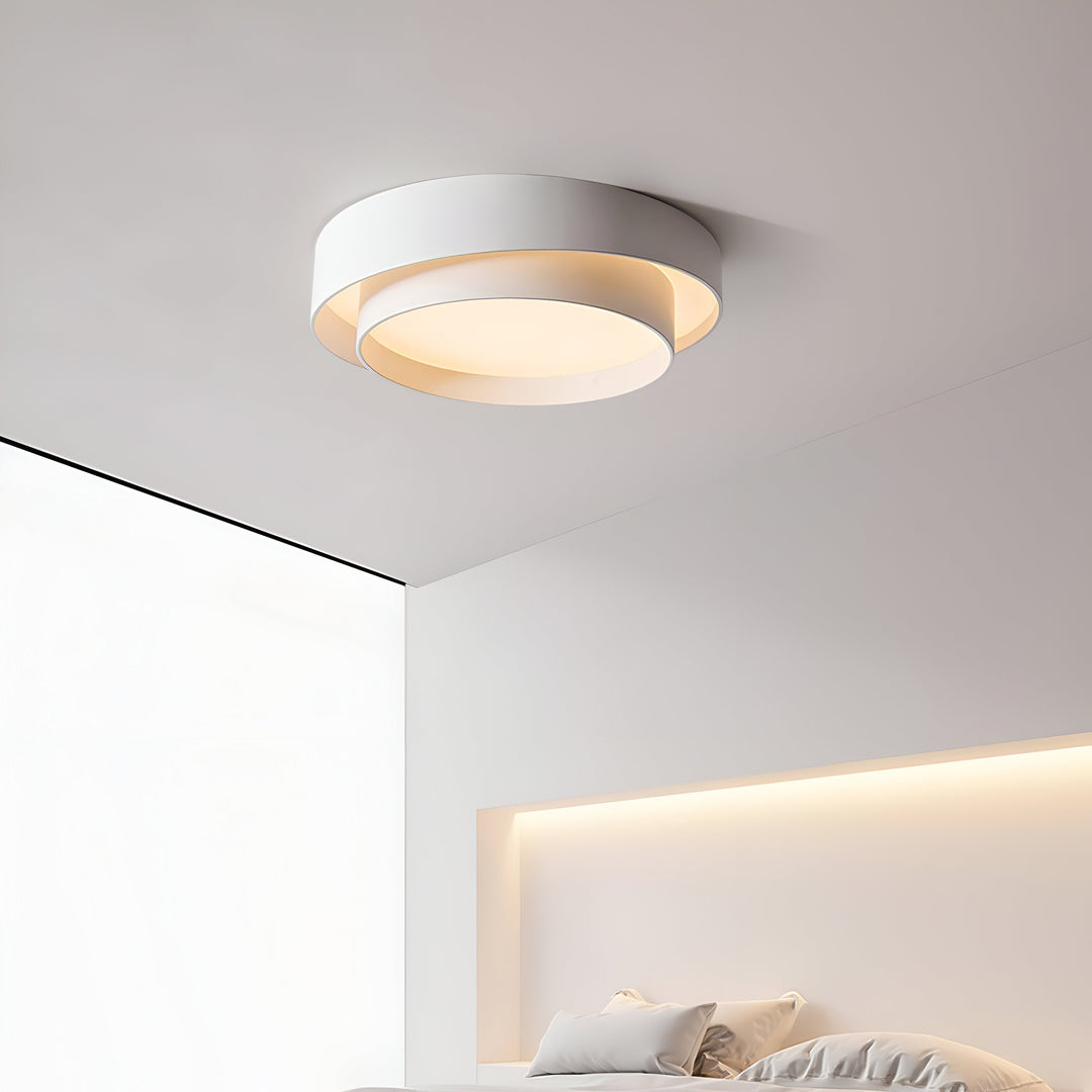Moderne ringformet LED-taklampe for soverom og stue 5