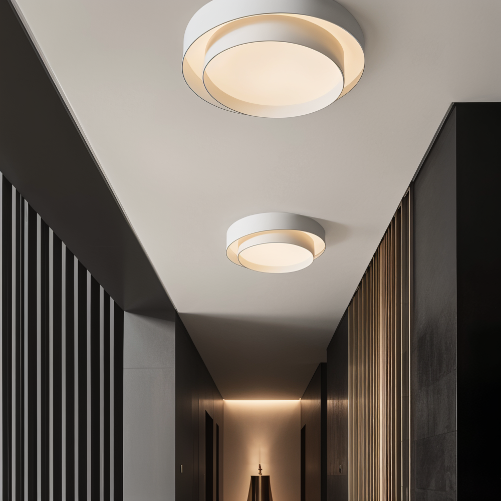 Moderne ringformet LED-taklampe for soverom og stue 6