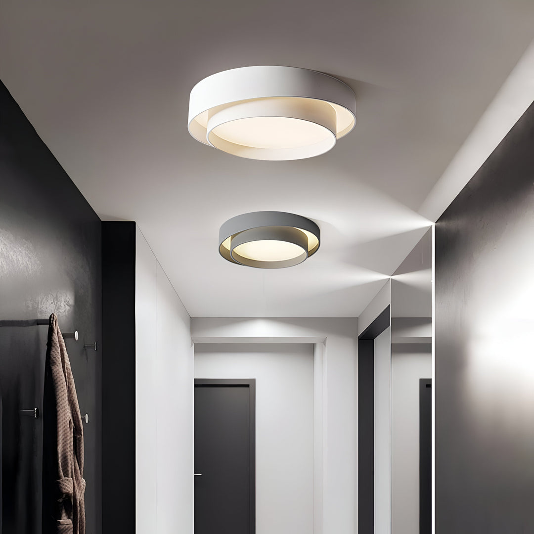 Moderne ringformet LED-taklampe for soverom og stue 7