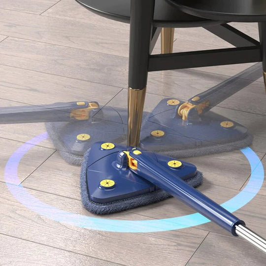 Mopp med 360° Svingbart Hode og Justerbart Håndtak 2