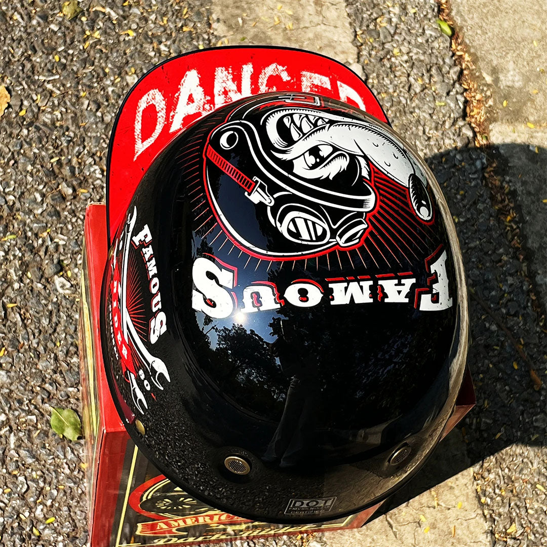 Motorsykkelhjelm Baseballcap Stil 2