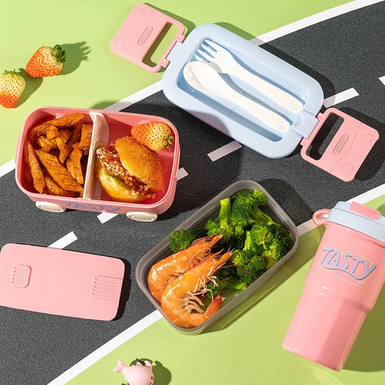 Multifunksjonell Bento-lunsjboks med flere rom for kvinner 15