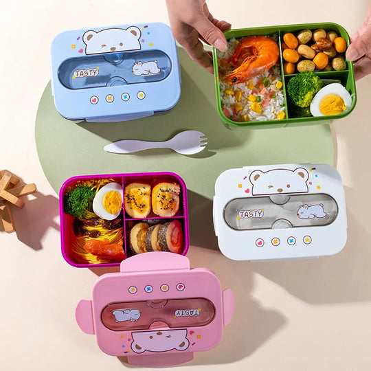 Multifunksjonell Bento-lunsjboks med flere rom for kvinner 2