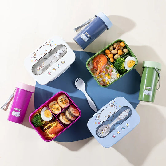 Multifunksjonell Bento-lunsjboks med flere rom for kvinner 5