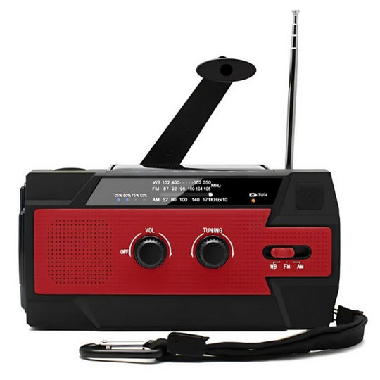Multifunksjonell Solcelledrevet Radio for Utendørsbruk 10