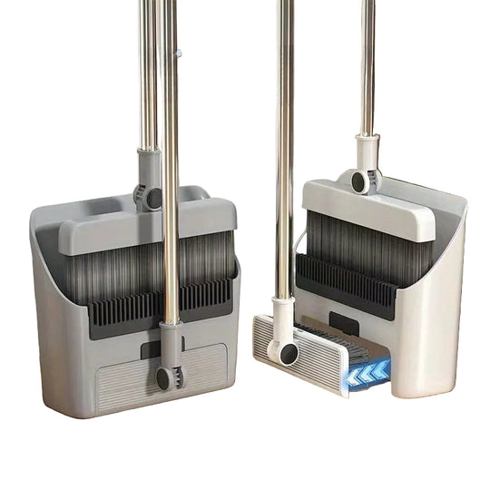 Multifunksjonelt Kost- og Støvbrettsett for Rask Rengjøring 0