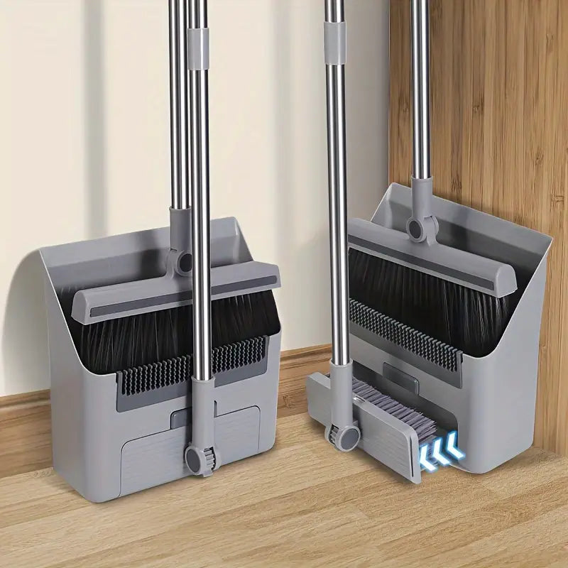 Multifunksjonelt Kost- og Støvbrettsett for Rask Rengjøring 1