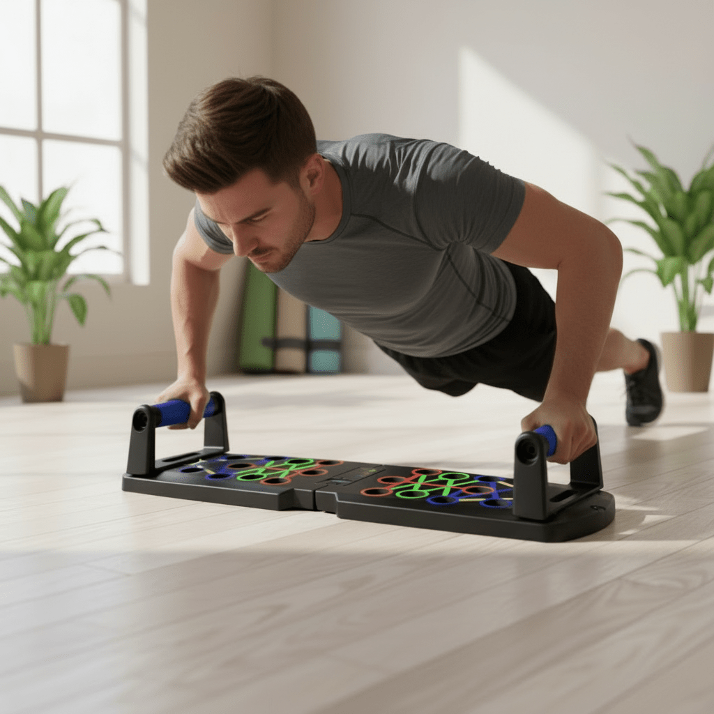 Multifunksjonelt Treningsbrett for Bryst, Skuldre og Triceps Hjemme Treningsutstyr 1