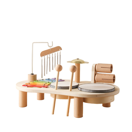Musikkbord for Barn med Trommer og Xylofon 0