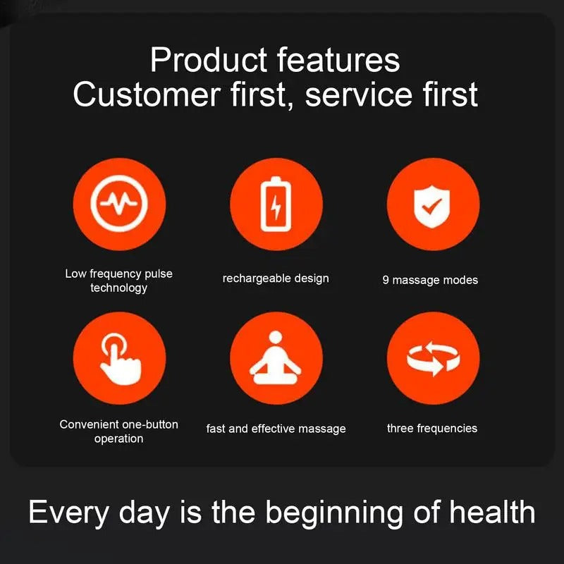 Muskelstimulator med TENS og EMS Teknologi 2