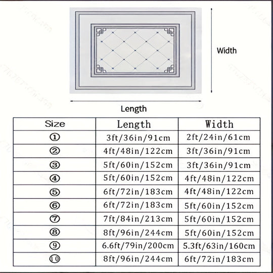 Mykt Plysjteppe Shaggy for Stue og Soverom 3