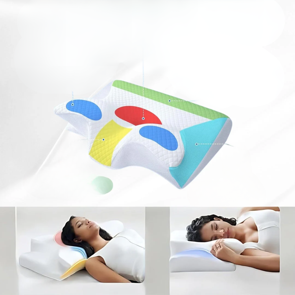 Nakke- og ryggpute Ergonomisk støtte 2
