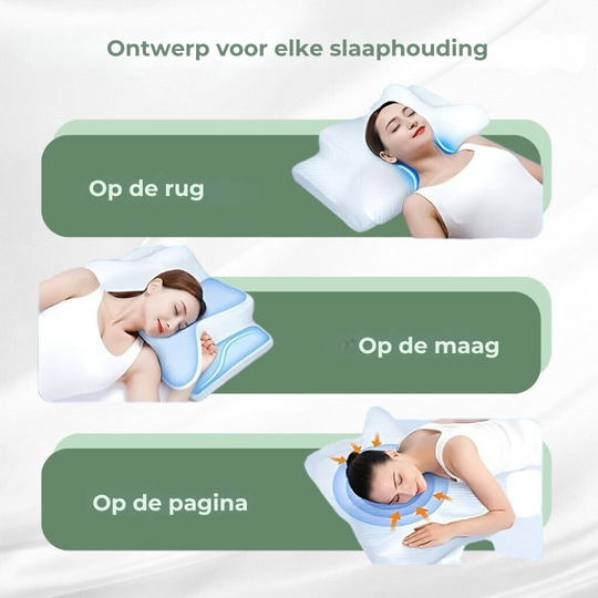 Nakkepute Konturformet for Optimal Støtte til Alle Sovestillinger 6