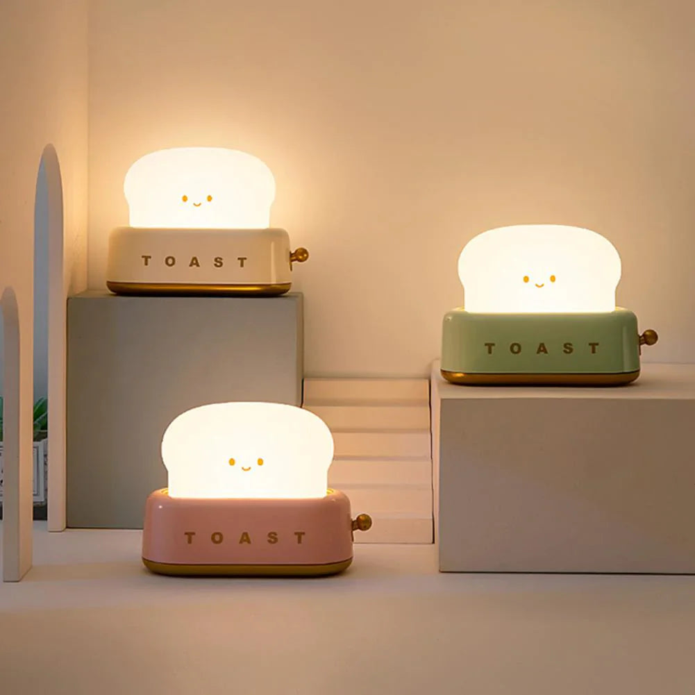 Nattlampe Barn Brødrister Design Justerbar Lysstyrke 5
