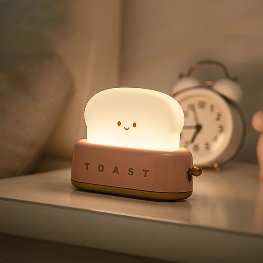Nattlampe Barn Brødrister Design Justerbar Lysstyrke 7