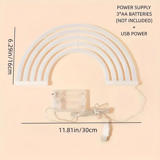 Nattlampe med Regnbueeffekt 7