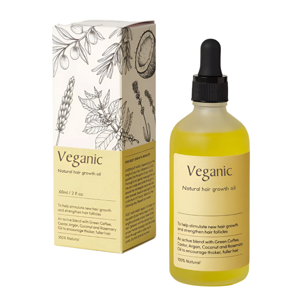 Naturlig Hårvekst Serum med Castor, Argan og Kokos 0