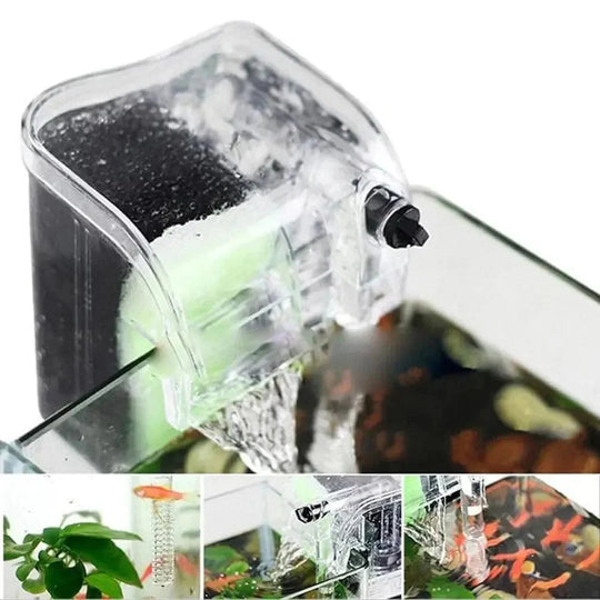 Nedsenkbar Pumpe for Akvarier Med Oksygentilførsel 2-i-1 Design 4