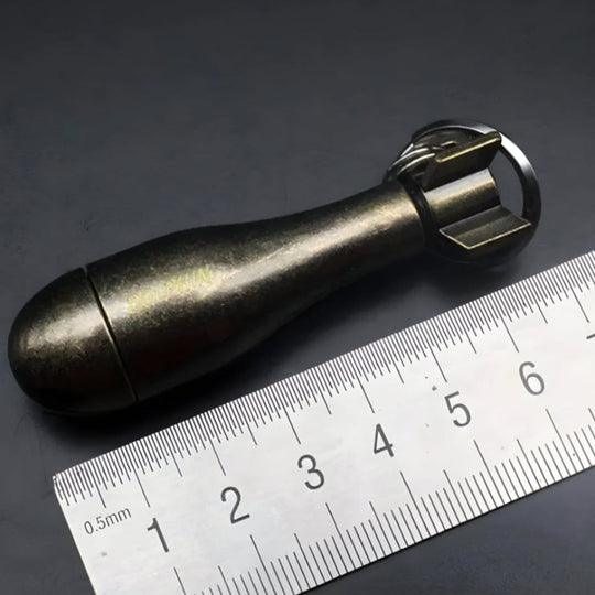 Nøkkelring med Vanntett Flint Brannstarter 8