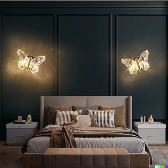 Nordic Butterfly LED Vegglampe 3