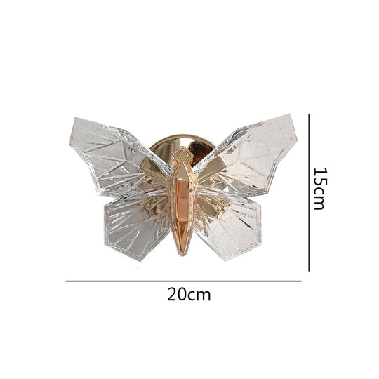 Nordic Butterfly LED Vegglampe 6