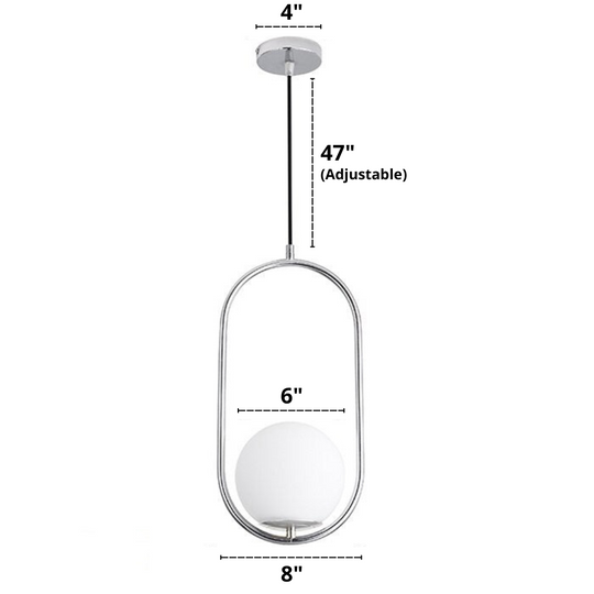 Nordic Glass Pendellampe Moderne Design 11